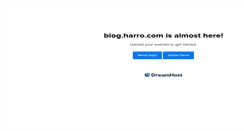 Desktop Screenshot of blog.harro.com